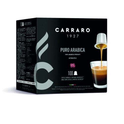 Carraro Puro Arabica, для Lavazza Blue, 100 шт